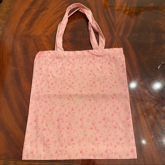 LoveShackFancy Pink Floral Tote Bag - Picture 8 of 13